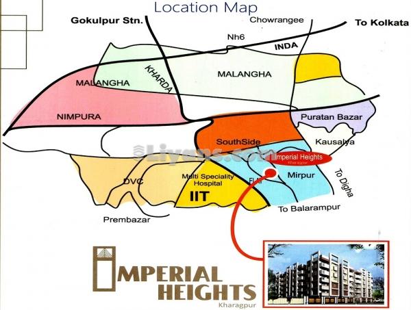Location Map of Imperial Heights